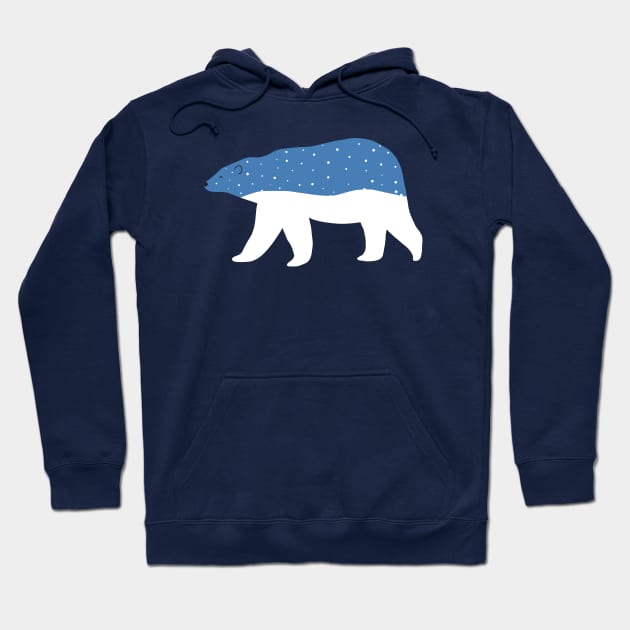 polar bear Hoodie by milkyprint